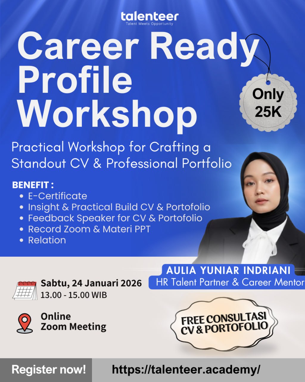 Promo CAREER READY PROFILE WORKSHOP